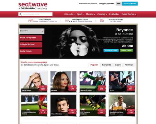 Seatwave Screenshot