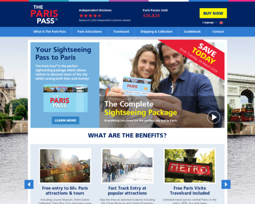 Paris Pass Screenshot