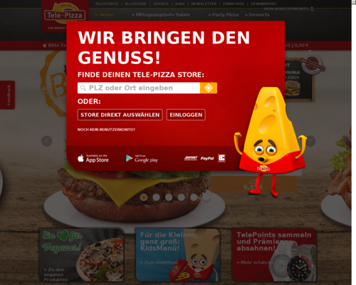 Tele Pizza Screenshot