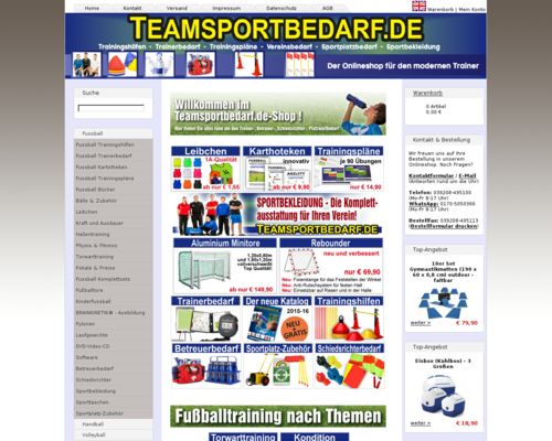 Teamsportbedarf Screenshot