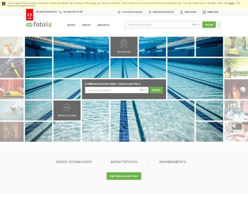 Fotolia Screenshot