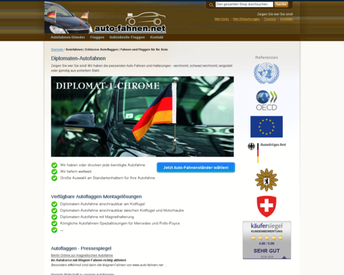 auto-fahnen.net Screenshot