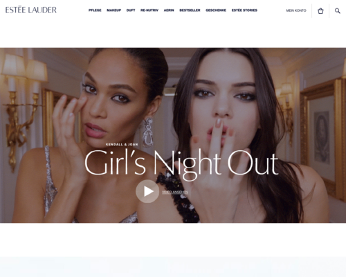 Estee Lauder Screenshot