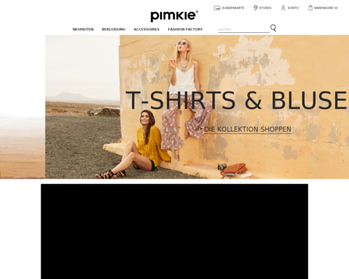 Pimkie Screenshot