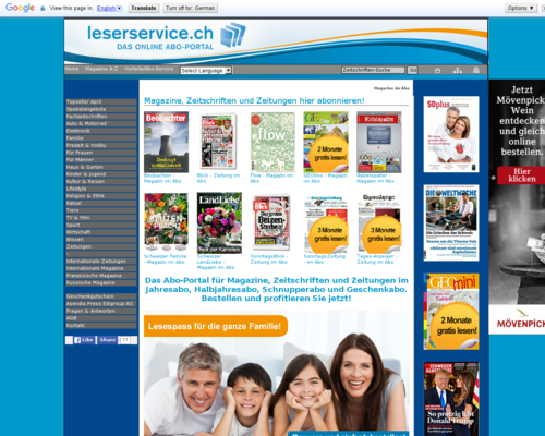 Post.ch Screenshot