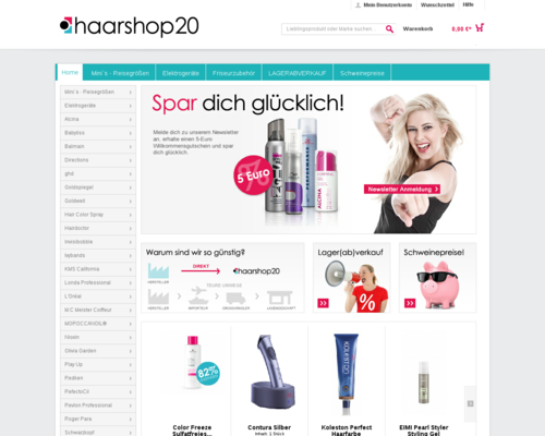 Haarshop20 Screenshot