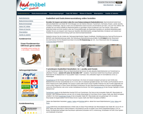badmoebeldirekt.de Screenshot