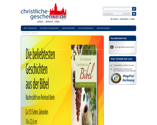 Christliche Geschenke Screenshot