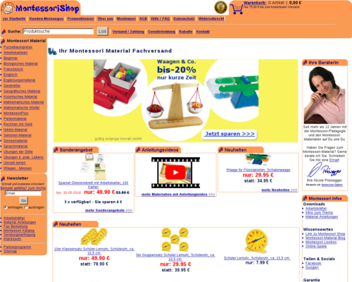 Montessori Shop Screenshot