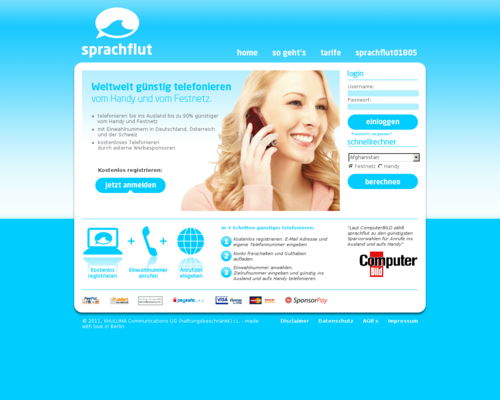 Sprachflut Screenshot