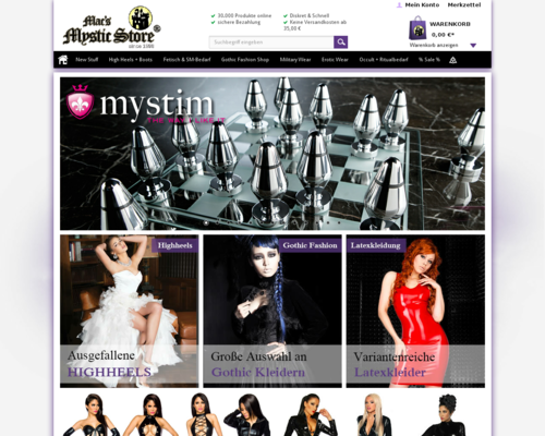 Mystic Store Screenshot
