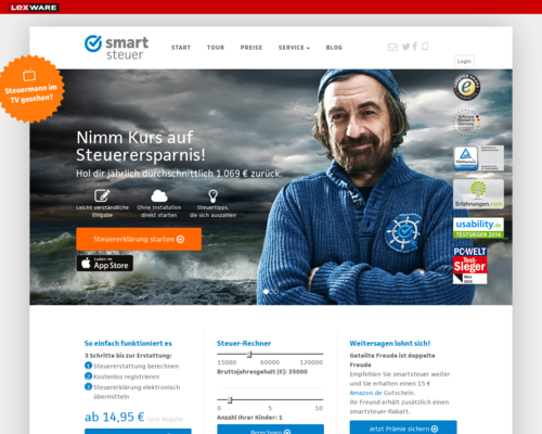 Smartsteuer Screenshot