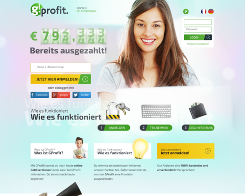 GProfit Screenshot