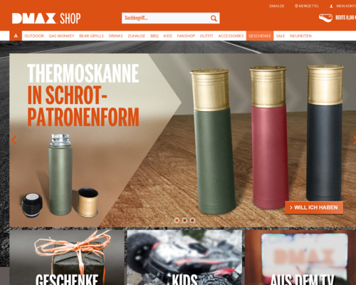 DMAX Shop Screenshot