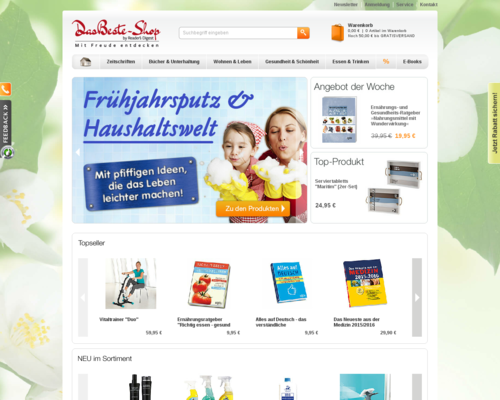 Reader’s Digest Screenshot