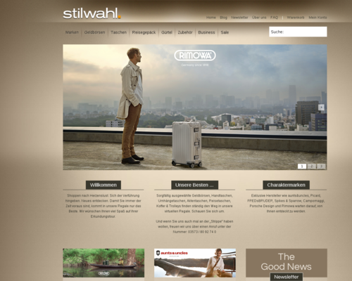 Stilwahl Screenshot