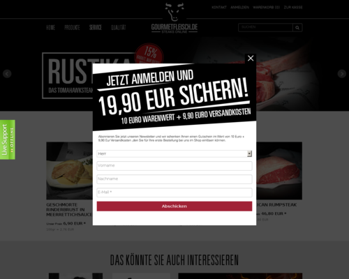 Gourmetfleisch Screenshot
