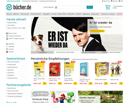 buecher.de Screenshot