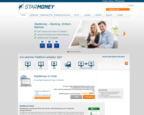 StarMoney Screenshot