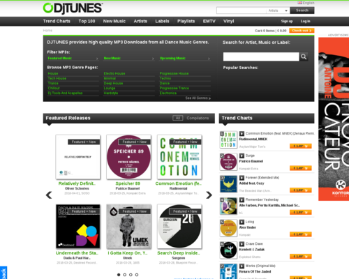 DJTUNES Screenshot