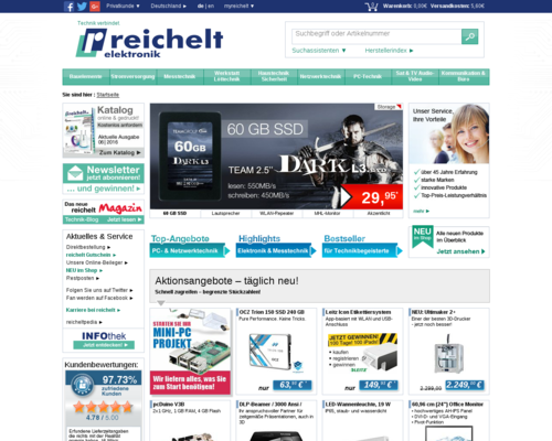 reichelt Screenshot