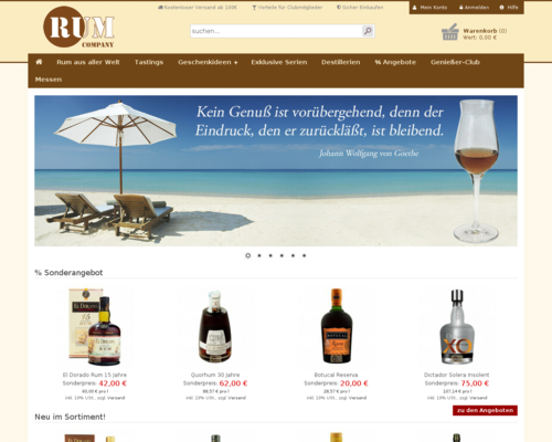 RUM Company Screenshot