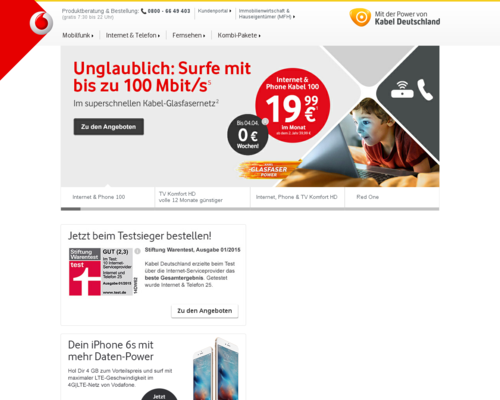 Kabel Deutschland Screenshot