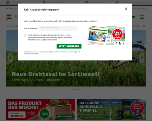 hagebau.de Screenshot