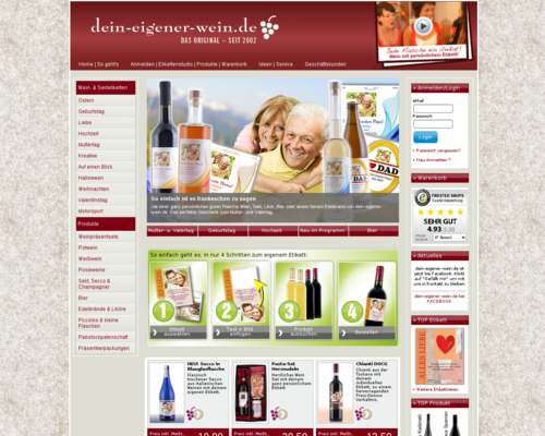 Dein eigener Wein Screenshot