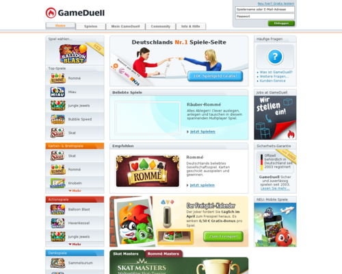 GameDuell Screenshot