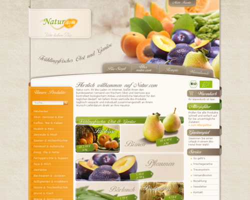 Natur.com Screenshot
