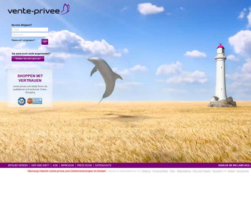 vente-privee.com Screenshot