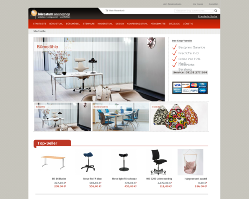 buerostuhl-onlineshop.de Screenshot