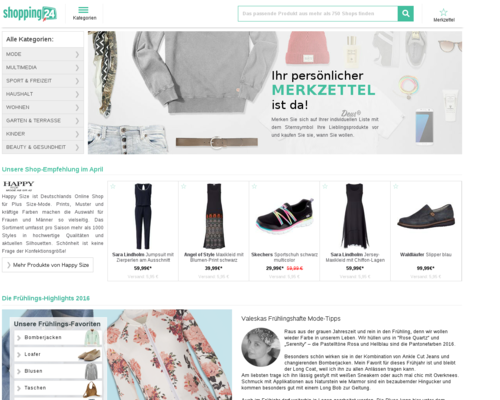 Shopping24 Screenshot