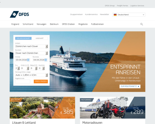 DFDS Screenshot