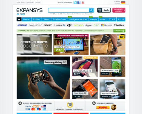 EXPANSYS Screenshot